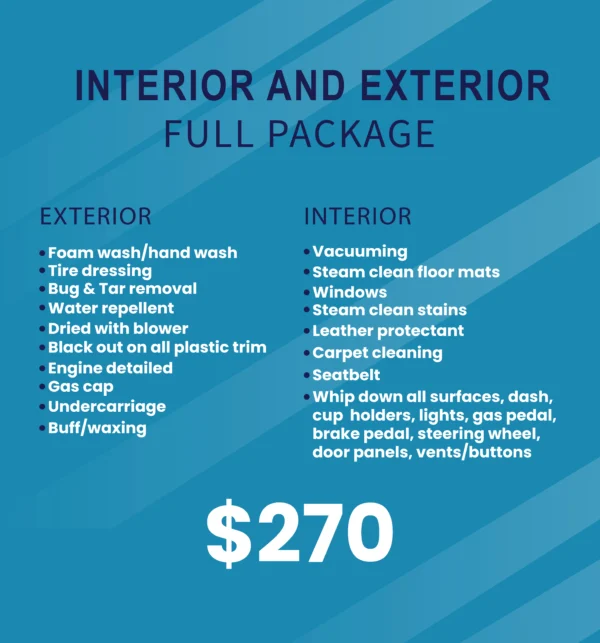 Premium Interior & Exterior Full Package