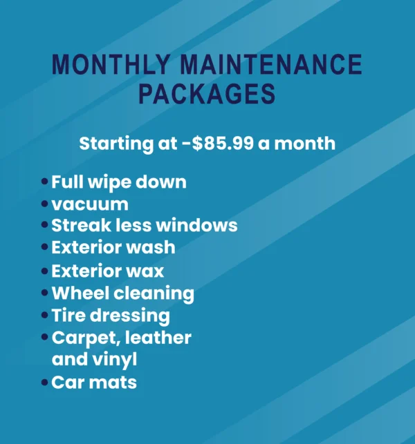 Monthly Maintenance Package